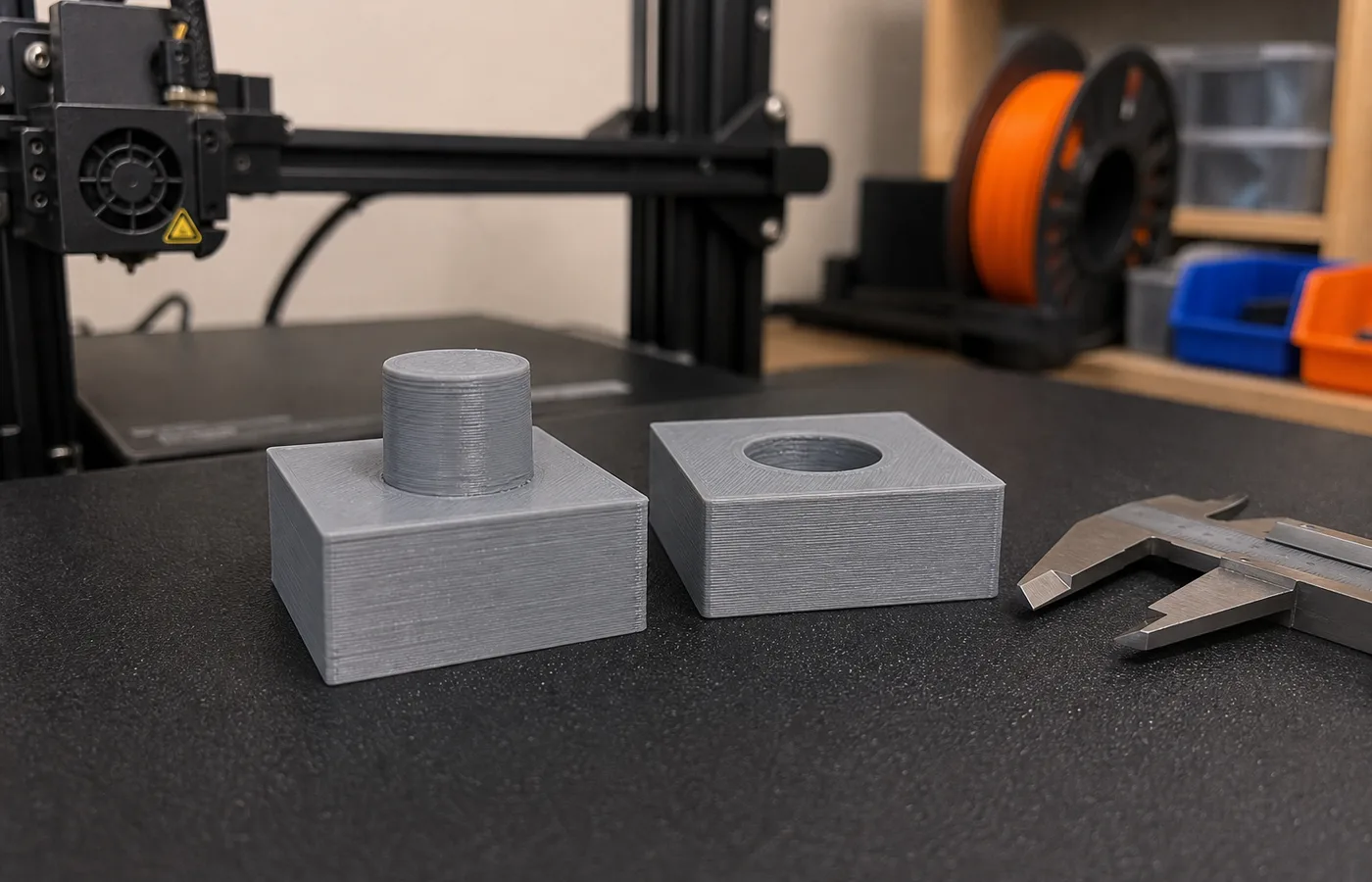 3D printed part with poor dimensional accuracy and bad fit
